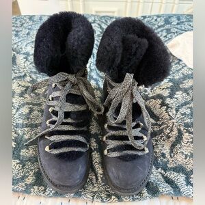 Barneys New York Black Winter Boots